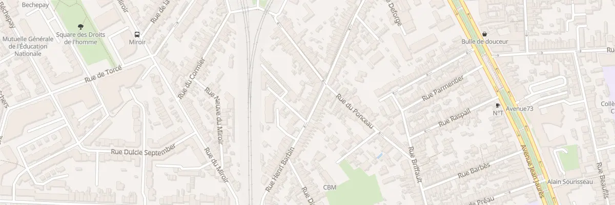 Plan du 106 Rue Henri Barbin au Mans