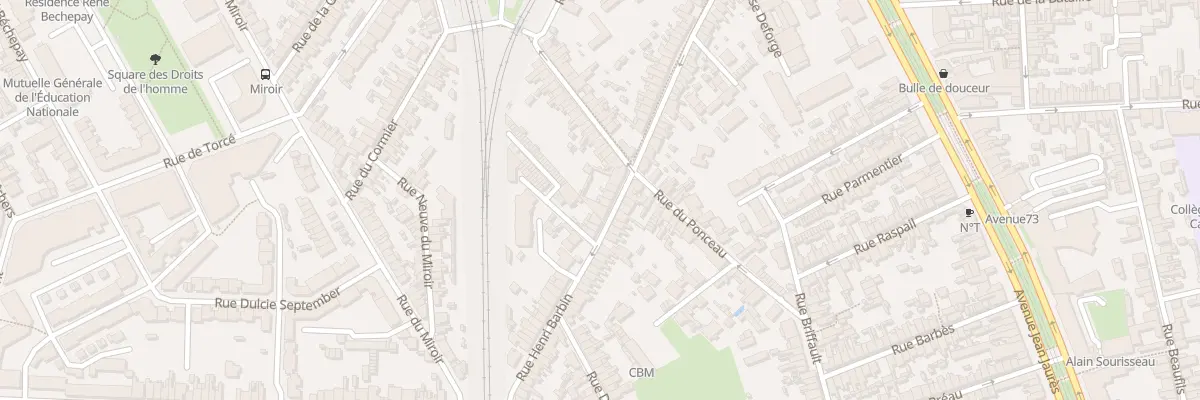 Plan du 104 Rue Henri Barbin au Mans