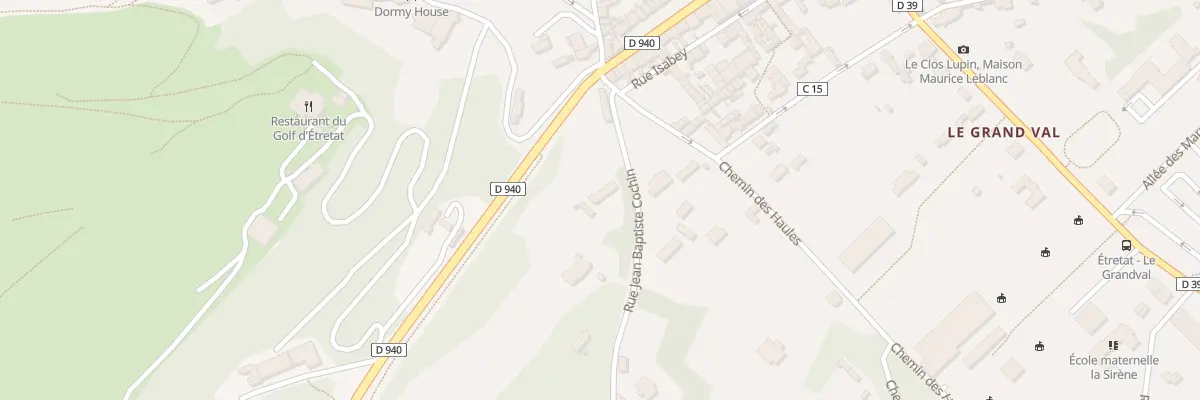 Plan du 4 Rue Jean-Baptiste Cochin à Étretat