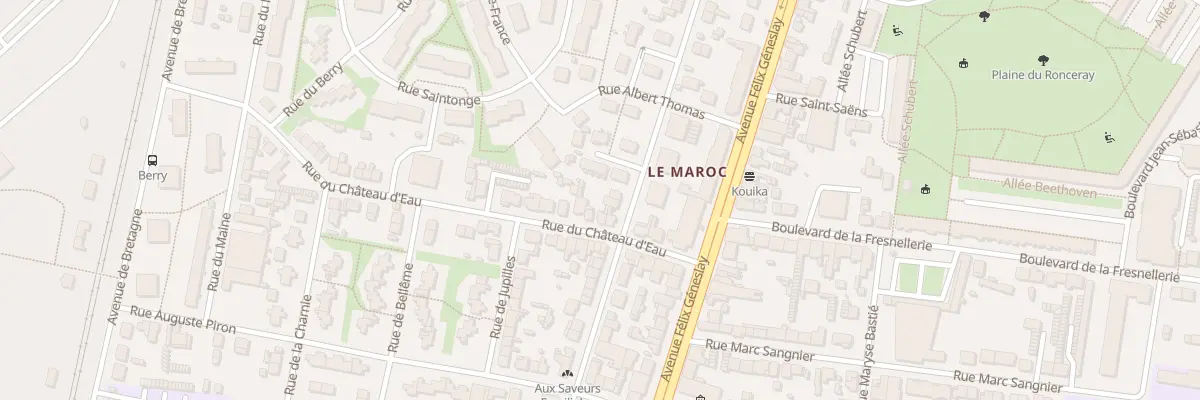 Plan du 24 Rue du Docteur Calmette au Mans