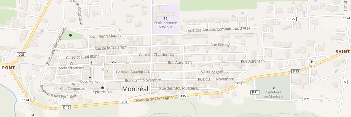 Plan du 40 Rue Aurensan à Montréal