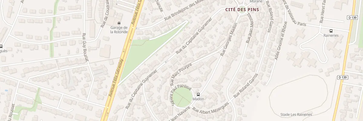 Plan du 18 Rue Marc Pourpre au Mans