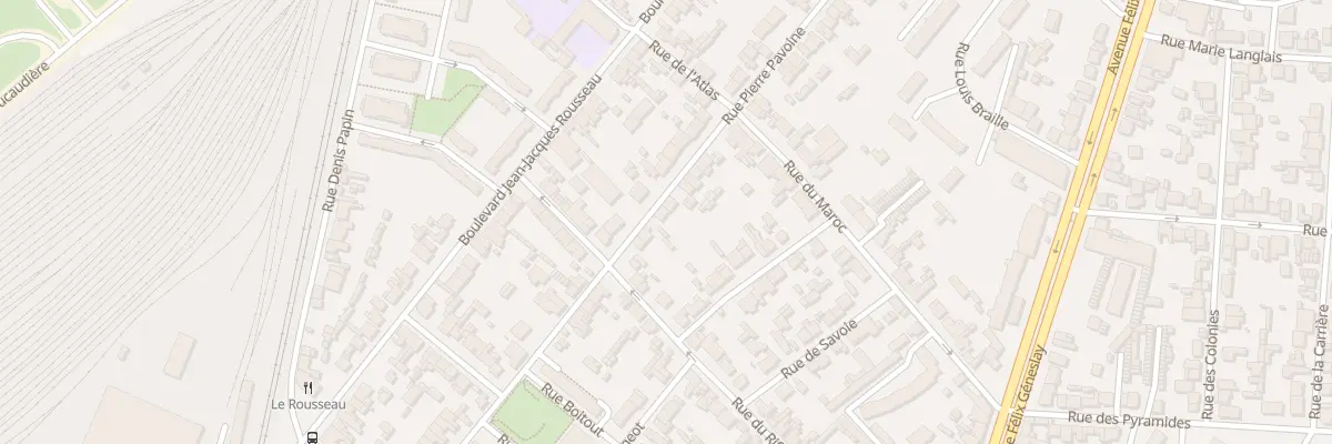 Plan du 85 Rue Pierre Pavoine au Mans