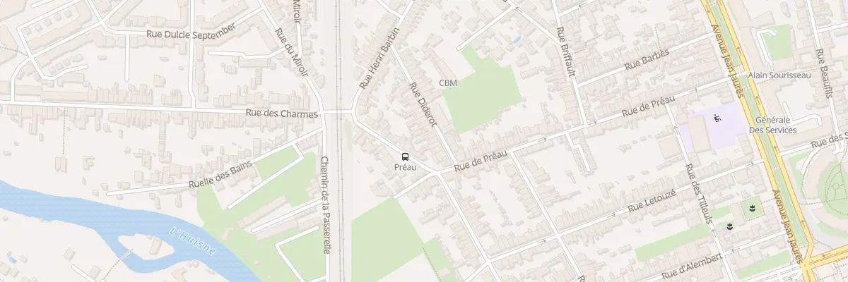 Plan du 28 Rue Diderot au Mans
