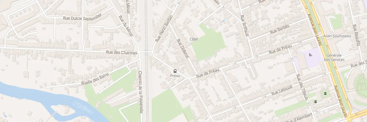 Plan du 26 Rue Diderot au Mans