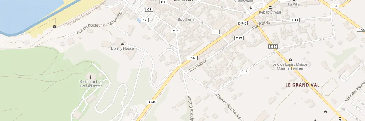 Plan du 17T Rue Anicet Bourgeois à Étretat