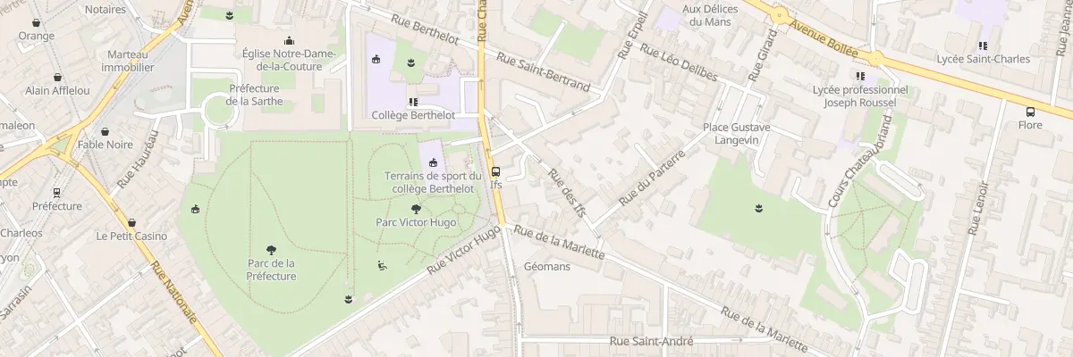 Plan du 4 Rue des Ifs au Mans