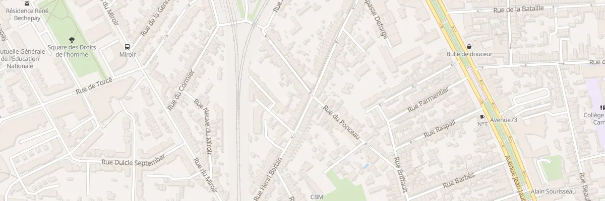 Plan du 98 Rue Henri Barbin au Mans