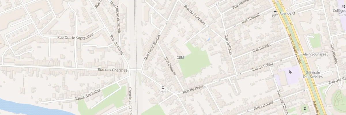 Plan du 19 Rue Diderot au Mans