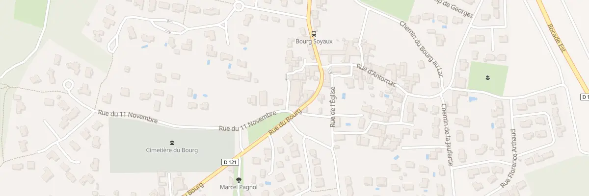 Plan du 40 Rue du Bourg à Soyaux