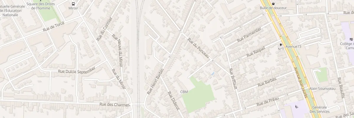 Plan du 97 Rue Henri Barbin au Mans