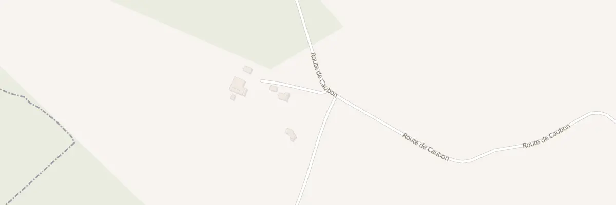 Plan du 829 Rte de Caubon à Saint-Avit