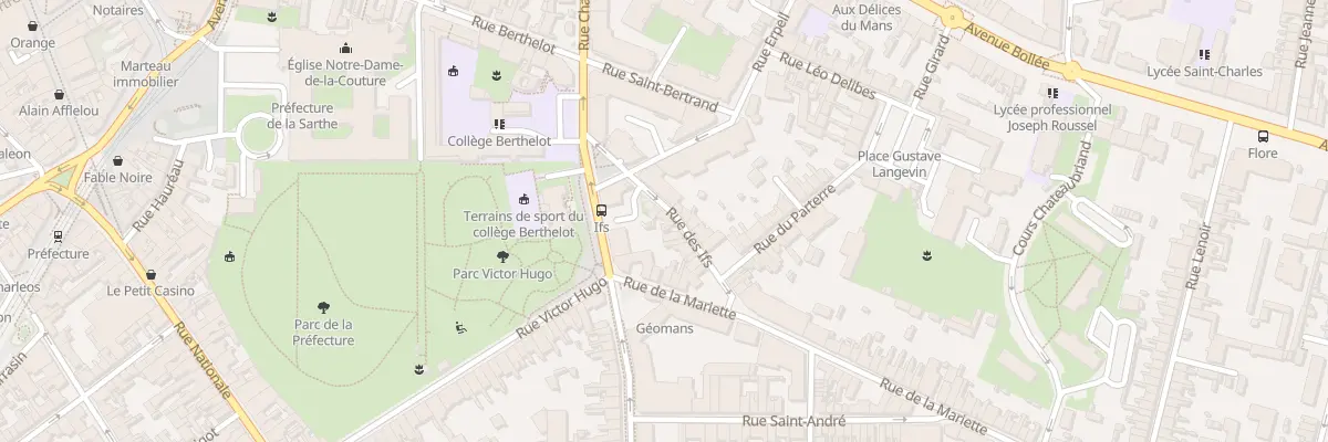 Plan du 6 Rue des Ifs au Mans