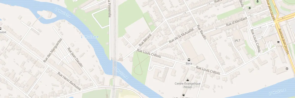 Plan du 88 Rue Louis Cretois au Mans