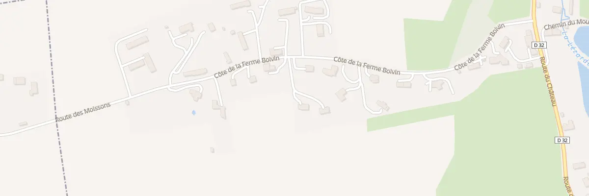 Plan du 33 Côte de la Ferme Boivin à Notre-Dame-du-Bec