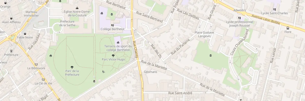 Plan du 6B Rue des Ifs au Mans