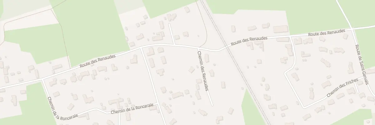 Plan du 34 Rte des Renaudes à Moncé-en-Belin