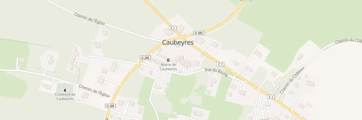 Plan du 1820 Rte des Sables à Caubeyres