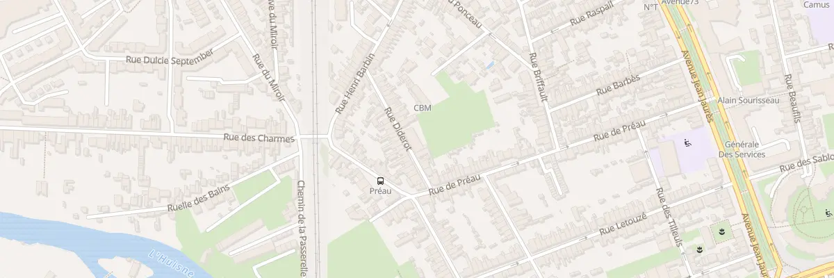 Plan du 25B Rue Diderot au Mans