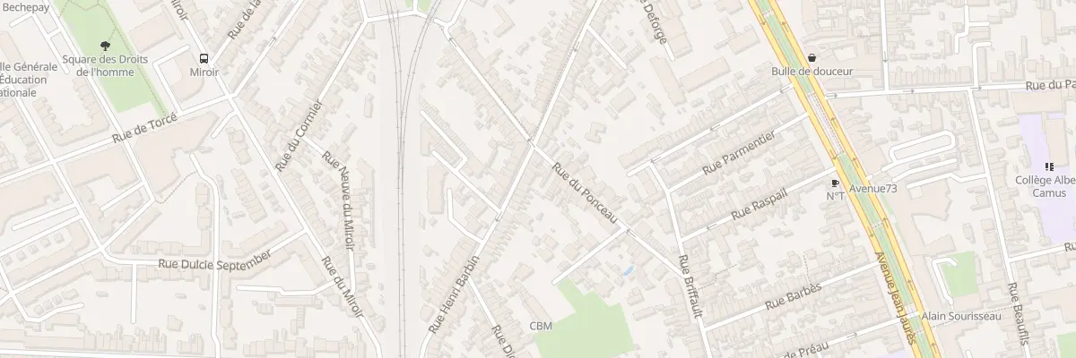Plan du 83 Rue Henri Barbin au Mans