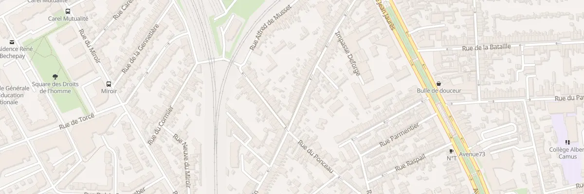Plan du 74 Rue Henri Barbin au Mans