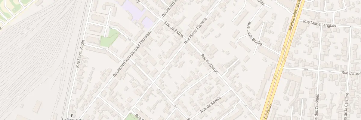 Plan du 77 Rue Pierre Pavoine au Mans