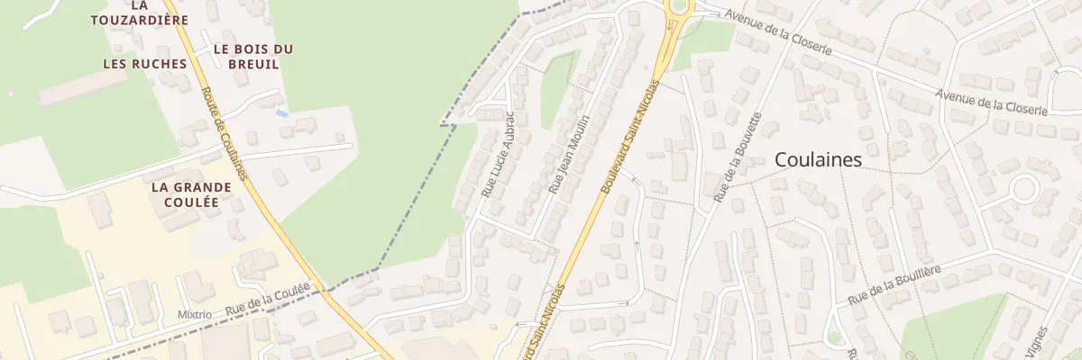 Plan du 9 Rue Jean Moulin à Coulaines