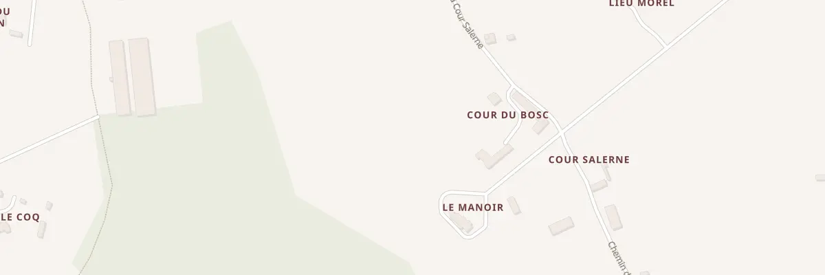 Plan du 624 Chem de la Cour Salerne à Pierrefitte-en-Auge