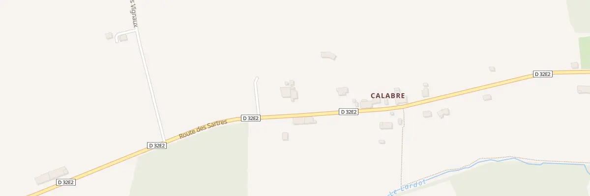Plan du 91 Calabre Nord à Fougueyrolles