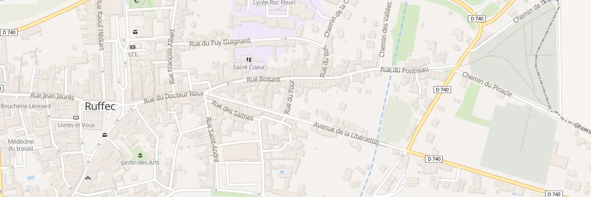Plan du 35B Rue Boitant à Ruffec