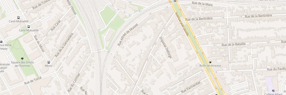 Plan du 54 Rue Henri Barbin au Mans