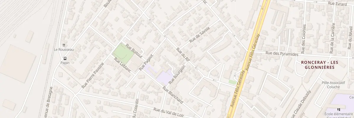 Plan du 48 Rue du Rif au Mans