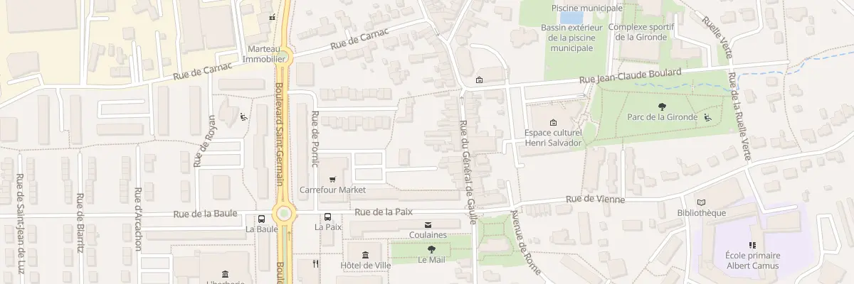 Plan du 69 Rue Gen de Gaulle à Coulaines
