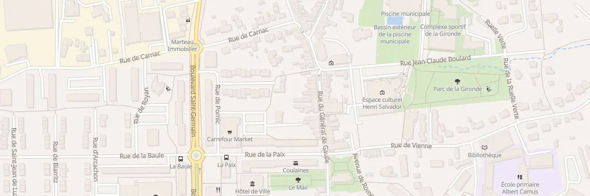 Plan du 73 Rue Gen de Gaulle à Coulaines