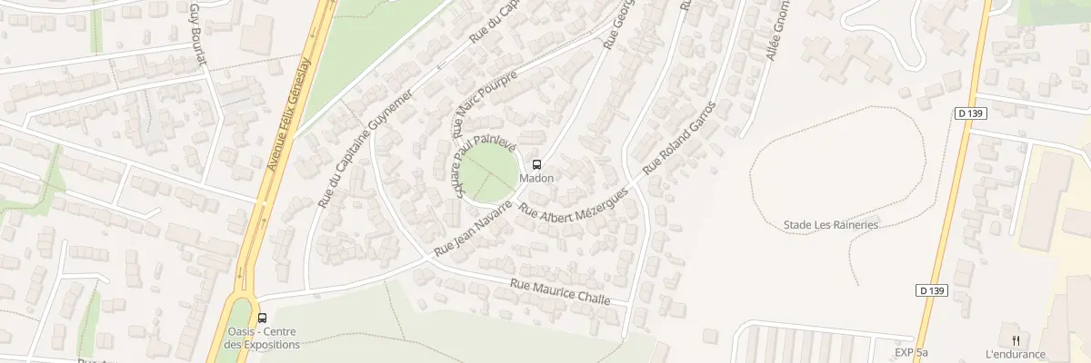 Plan du 41 Rue Georges Madon au Mans