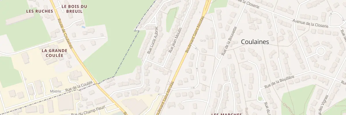 Plan du 16 Rue Jean Moulin à Coulaines