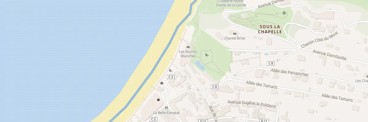 Plan du 9027 Vc Promenade à Étretat
