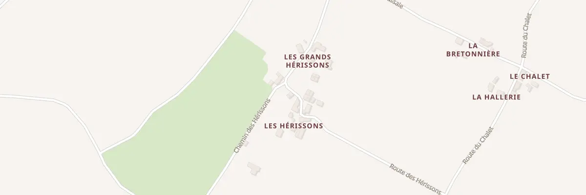Plan du 8 Les Herissons à Coulongé