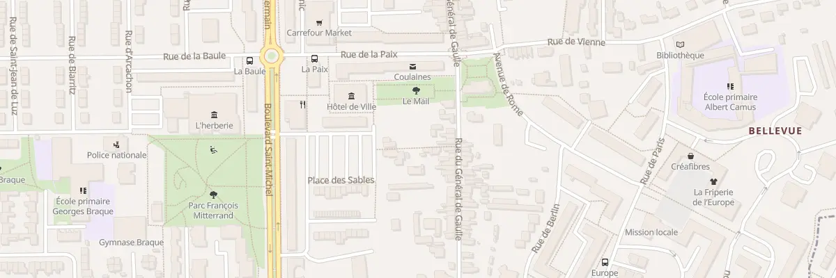 Plan du 25 Rue Gen de Gaulle à Coulaines