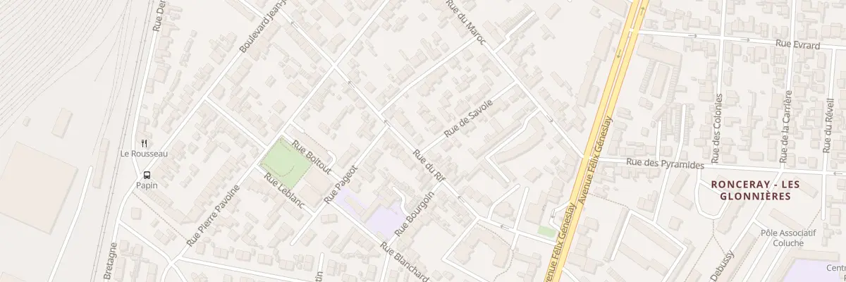 Plan du 45 Rue du Rif au Mans