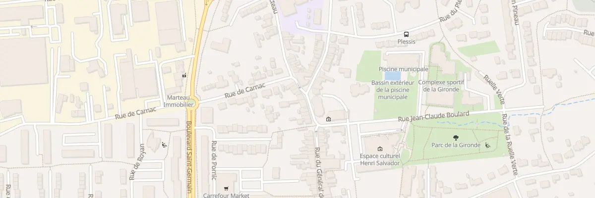 Plan du 95 Rue Gen de Gaulle à Coulaines