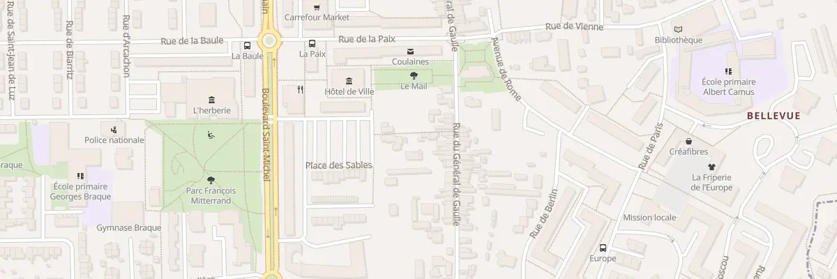 Plan du 21B Rue Gen de Gaulle à Coulaines