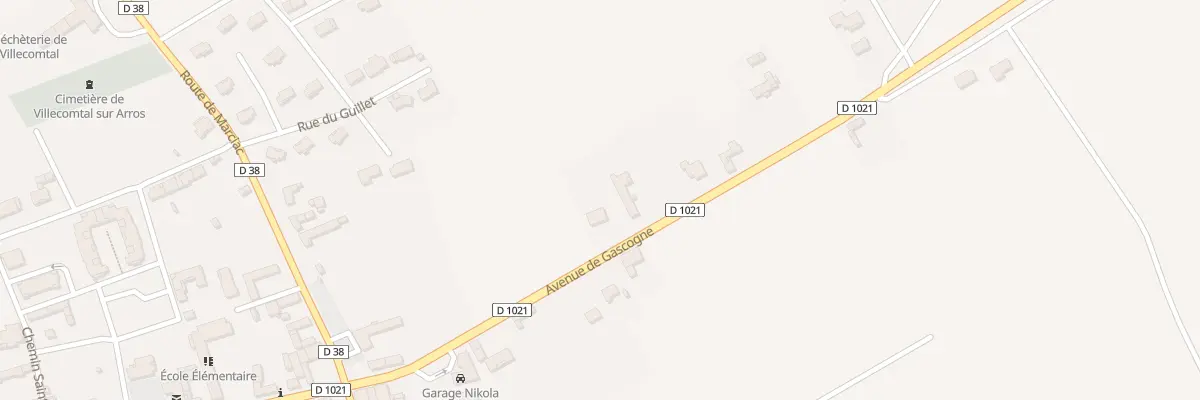 Plan du 27 Av de Gascogne à Villecomtal-sur-Arros