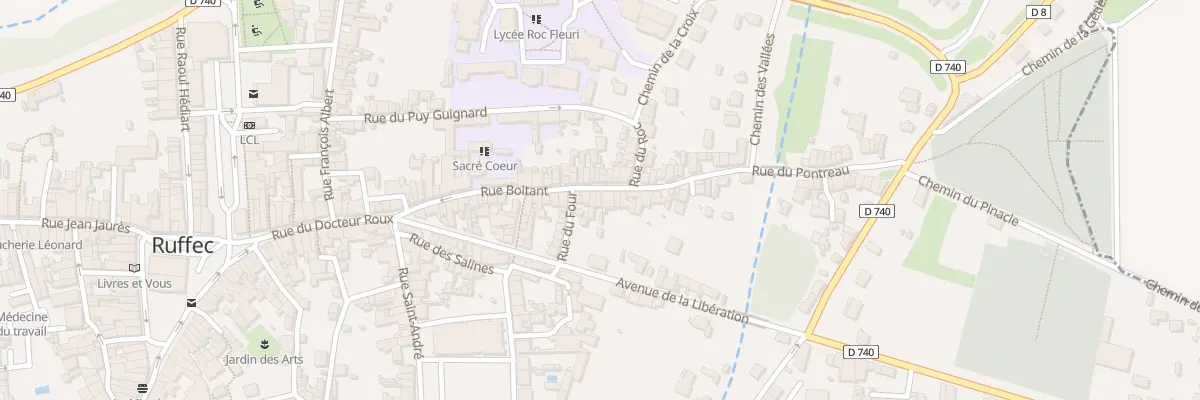 Plan du 31 Rue Boitant à Ruffec