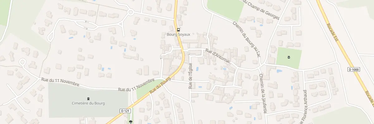 Plan du 41 Rue du Bourg à Soyaux