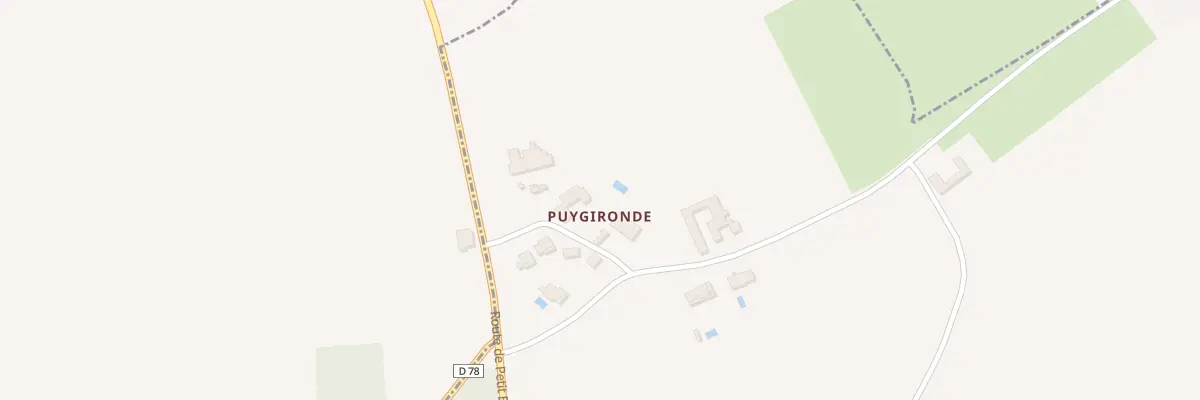 Plan du 9 Rue de Puygironde à Nabinaud