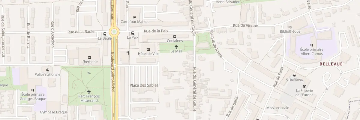 Plan du 29 Rue Gen de Gaulle à Coulaines