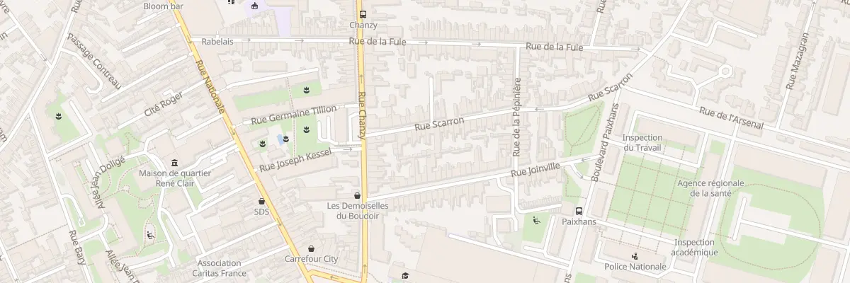 Plan du 20 Rue Scarron au Mans