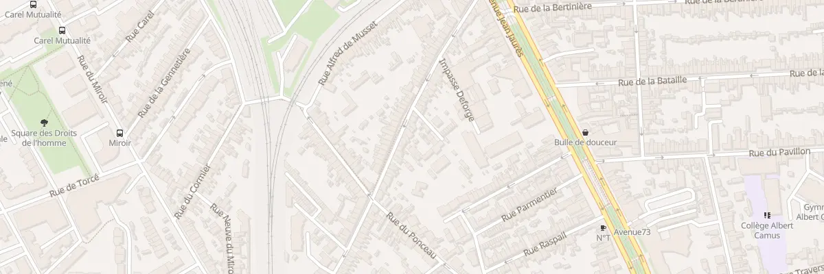 Plan du 51 Rue Henri Barbin au Mans