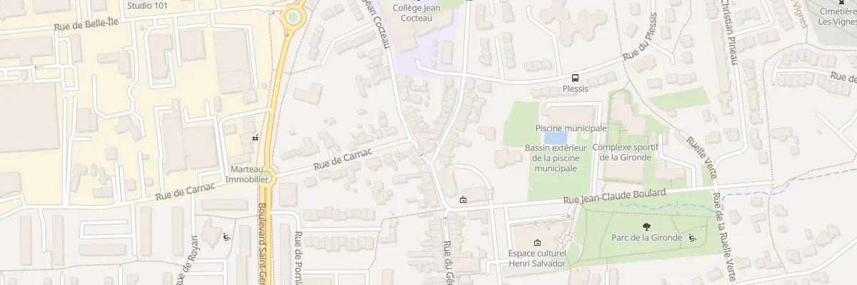 Plan du 99B Rue Gen de Gaulle à Coulaines